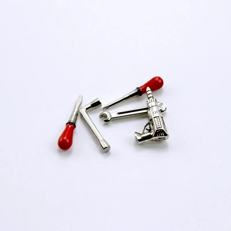 Ob11 Doll House Miniature Food Furnishing Miniature Electric Drill for Furniture Maintenance Tools Set