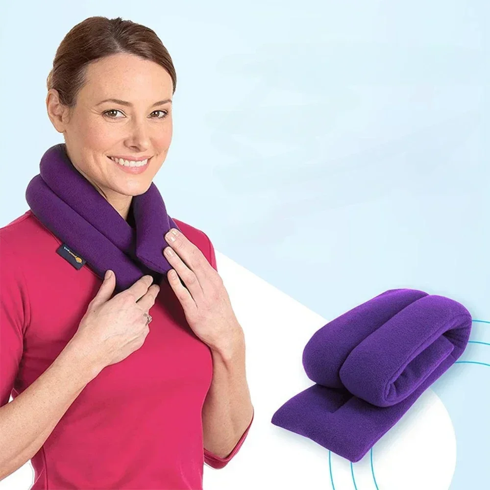 Portable Electric Heating Scarf Heat Pads Flaxseed Heat Pads Neck Leg Abdomen Heat Pain Relief Cervical Vertebra Fatigue Therapy