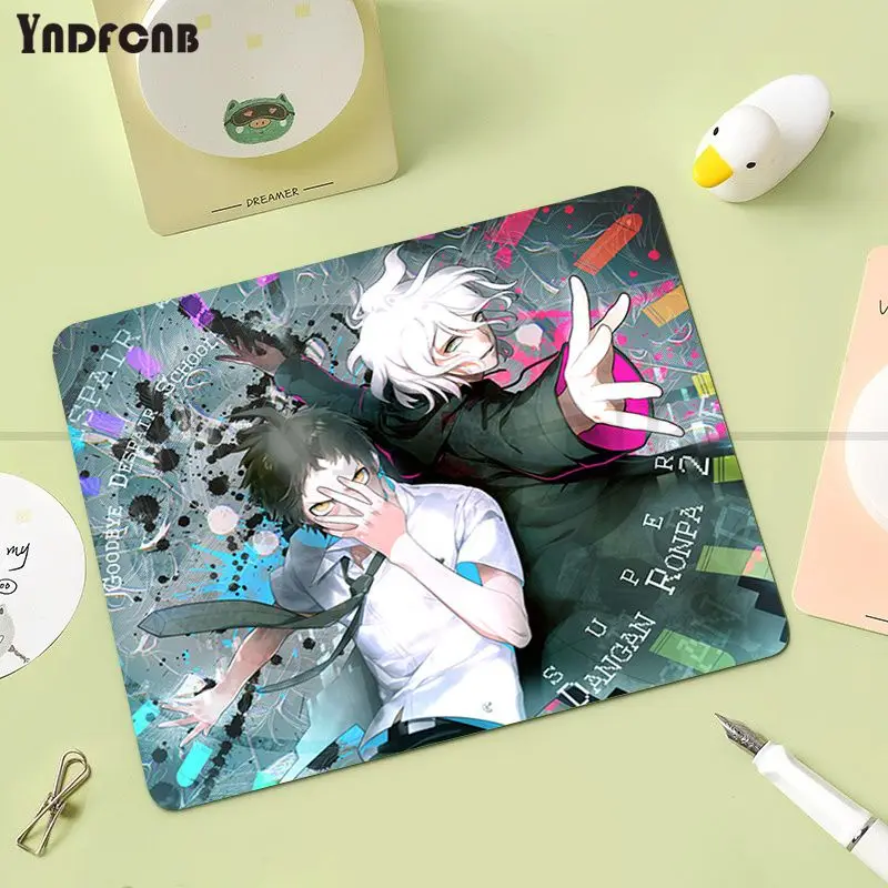 Danganronpa 25x29cm Small Gaming Mouse Pad Gamer Desk Mat Keyboard Pad Decoration Mause Pad For Teen Girls Bedroom