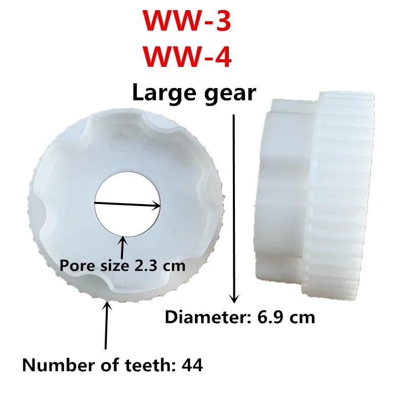 Engrenage en plastique de voiture électrique pour enfants, engrenage en métal de voiture électrique de bébé WW-3 RS390, boîte de vitesses grand