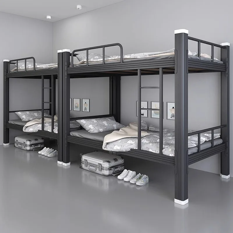 

Bunk beds, iron bed, student dormitory, staff site, double-decker high and low shelves, double bedroom apartment