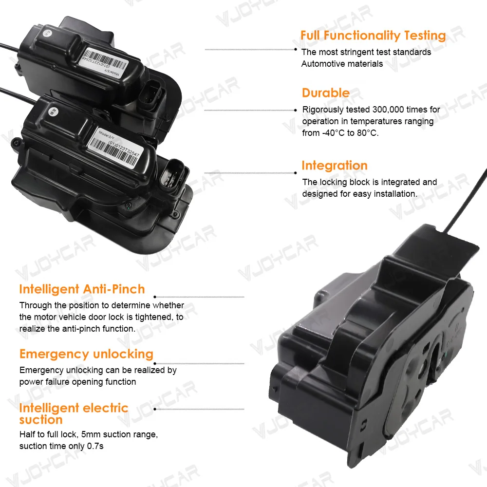 Vjoycar Tesla Model 3 Soft Close Doors Locks Automatic Suction Vacuum Door Lock Anti-pinch Door Protective Accessories LB