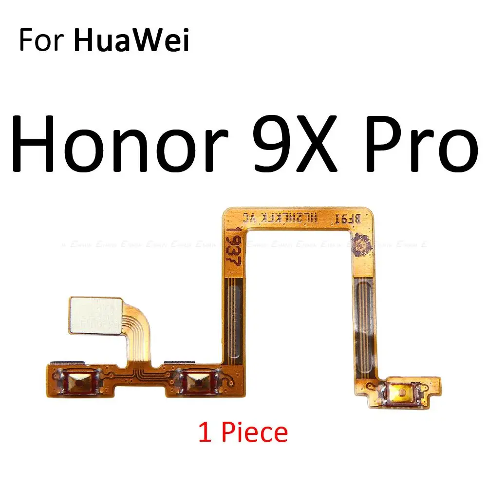 Power On Off Interruttore del Tasto Del Volume di Controllo Chiave Cavo Della Flessione RibbonFor HuaWei Honor 9S 9A 9C 10X 9X Pro lite Premium 8S