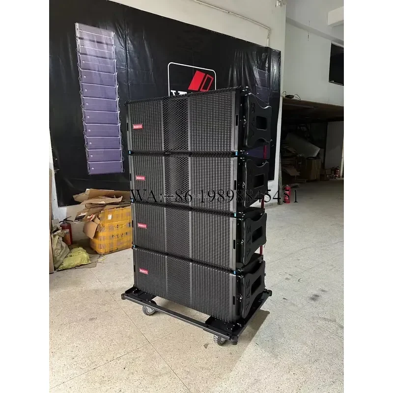 WMWMNU LA-6 Dual 12 Inch Professional DJ Sound System 800W Active & Passive Line Array Speaker Equitment