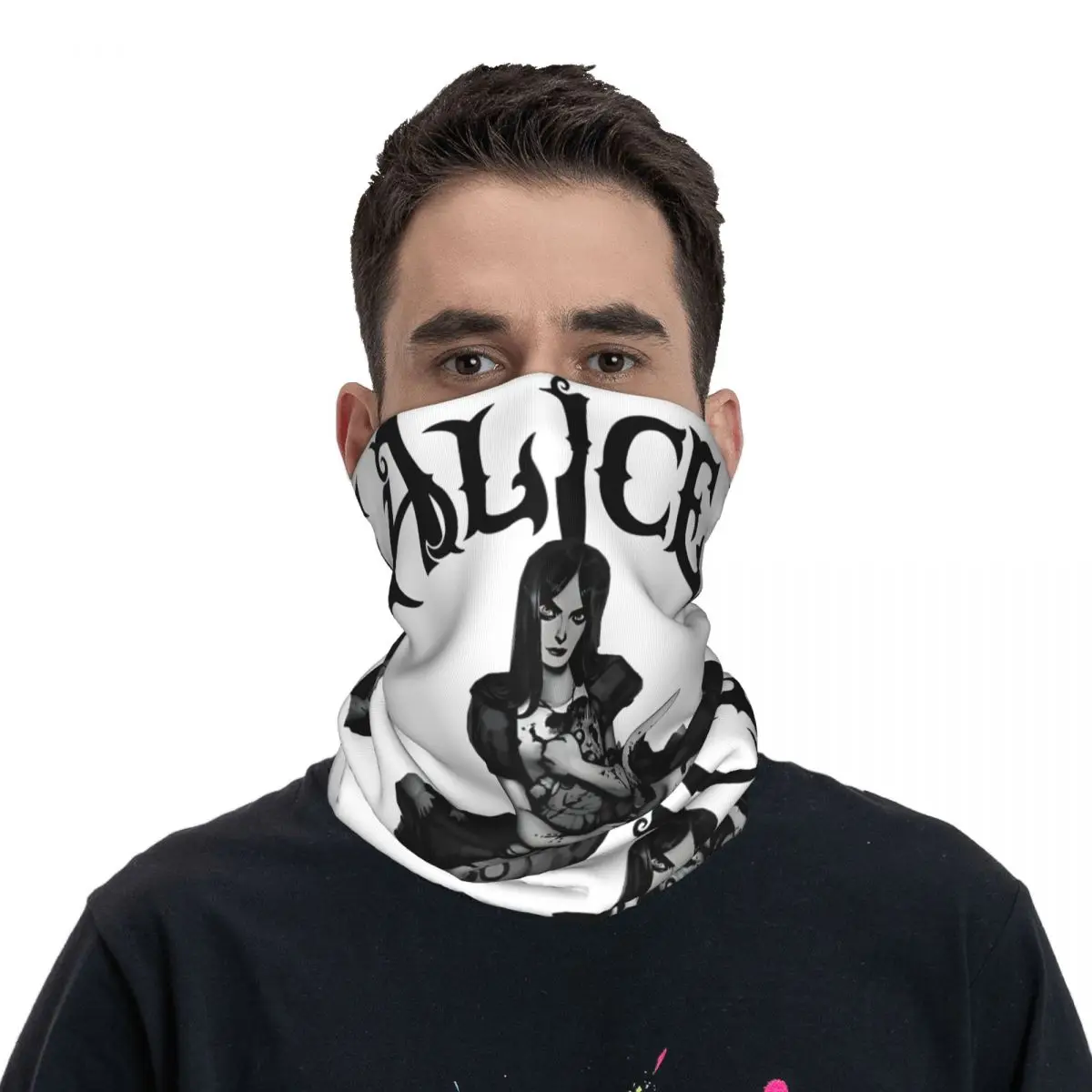 Kill A-Alice Waanzin Keert Terug Bandana Nek Cover Motorcross Gezicht Sjaal Running Unisex Volwassen Ademend