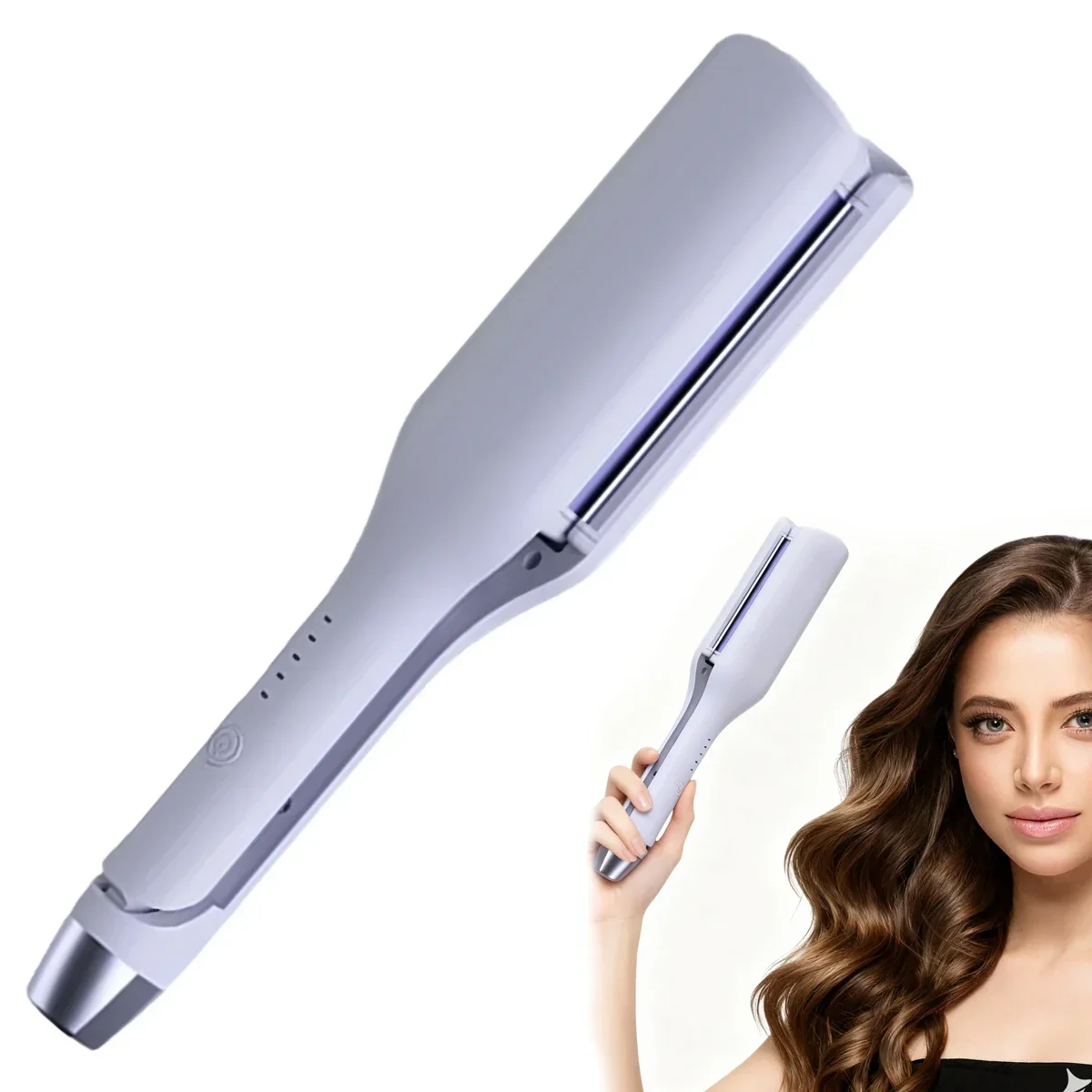 

Fer à friser les cheveux 32mm bigoudi vague profonde 4 températures réglables chauffage rapide fer à sertir baguette de coiffure