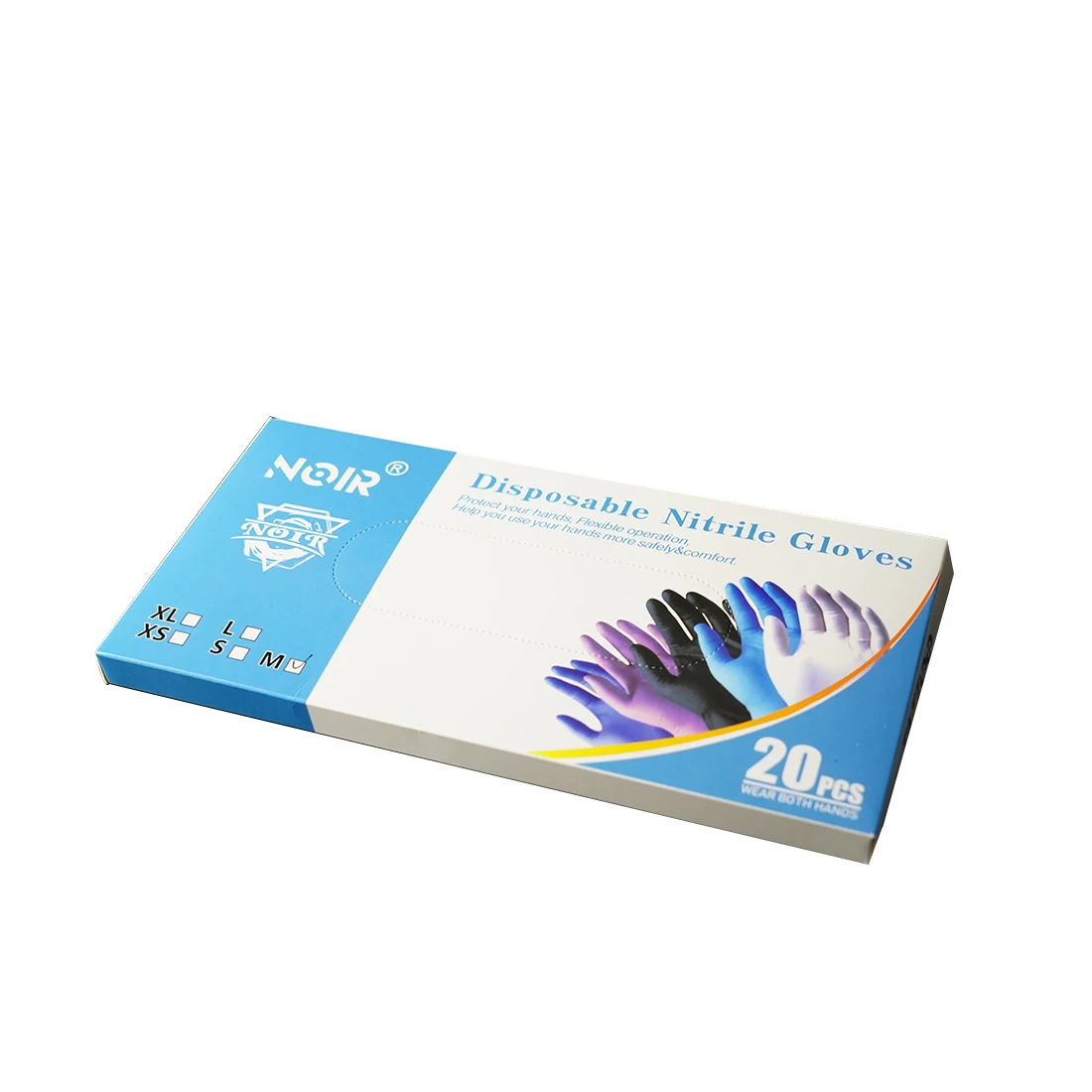 20 قطعة/صندوق المتاح الوشم قفازات مطاطية مقاومة للمواد الكيميائية النتريل الأعمال المنزلية المطبخ مقاوم للماء نوير قفازات ماكياج دائم #4