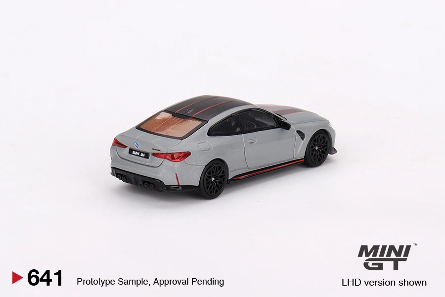 1/64 Minigt # 641 M4 CSL G82 Frozen Brooklyn modèle de voiture en alliage moulé sous pression jouet collection cadeaux