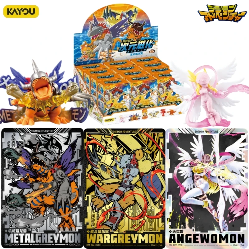 KAYOU Official Genuine Digital Monsters Dimension Evolution Series Mini Rubber Doll Anime Periphery Collection Toy Festival Gift