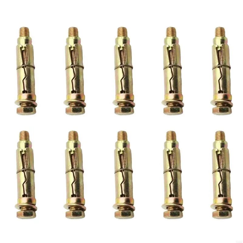 55KF 10pcs M6/8/10/12 Expansion Bolts Fully Threaded Concrete Anchors for Construction Automotive and Practical Machinery view 5