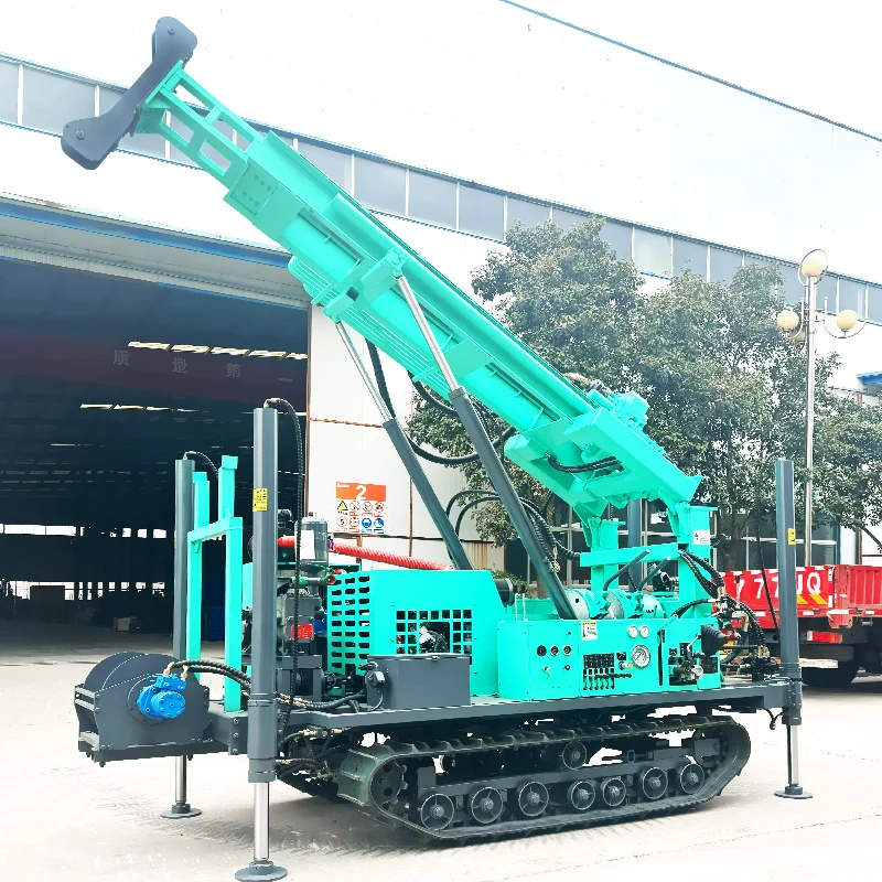 Customized Hydraulic Lifting Crawler Drilling Rig Mode Jdl-280 Deep Soil Hard Rock Mud Pump Bore Well Drilling Machine