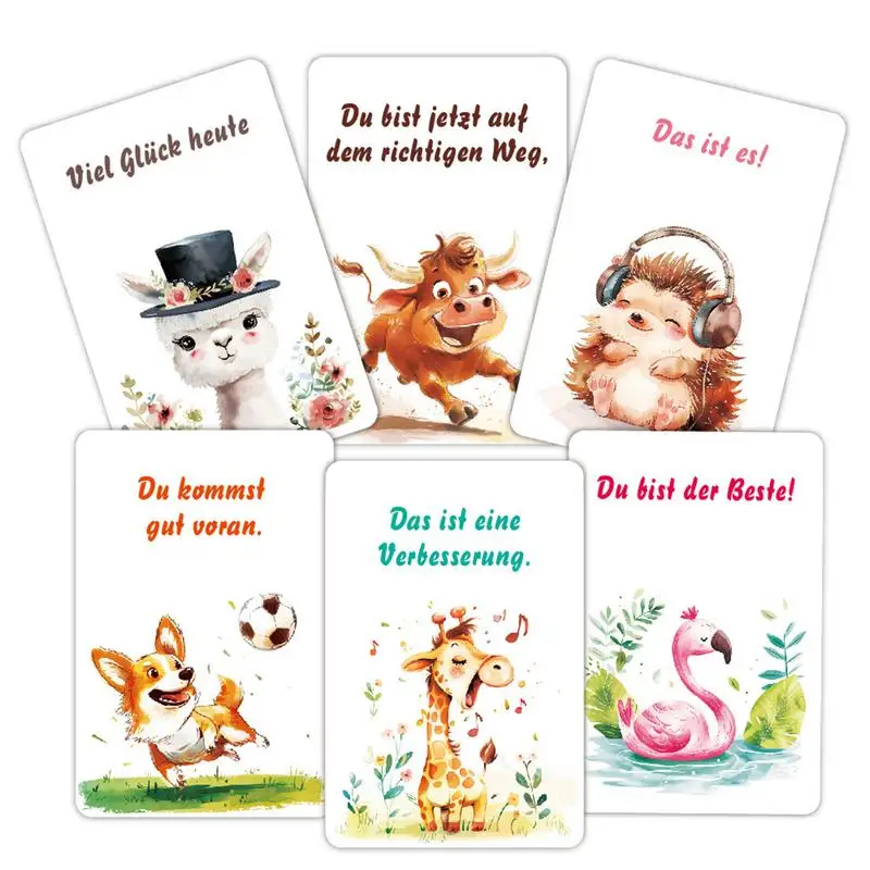 

Empowering Cards For Kids 32 German Positive Affirmation Flash Cards Empowering Quotes Confidence Building Educational Toys