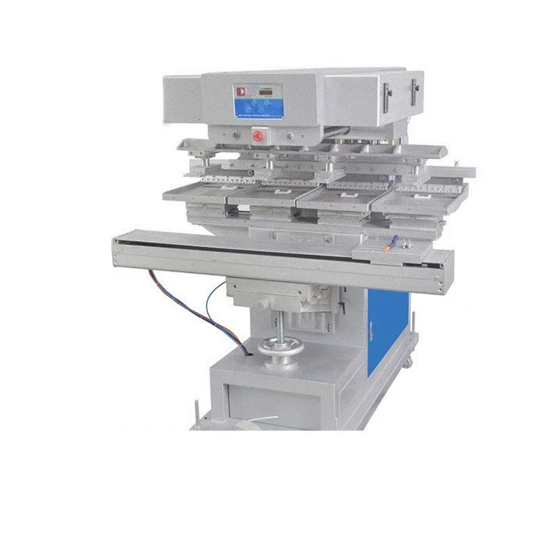 Four-color shuttle oil Gu pad printing machine, special for printing, plastic pad printing machine