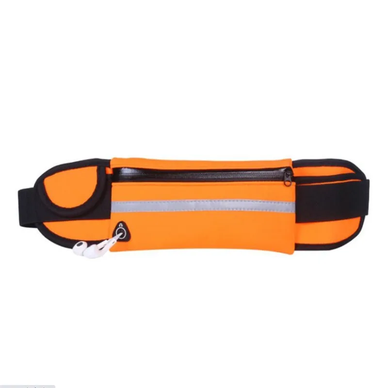 Outdoor Riding Running Waist Bag Marathon Running Bag Men Women Fitness With Water Bottle Waterproof Phone Sport Belt Waist Bags