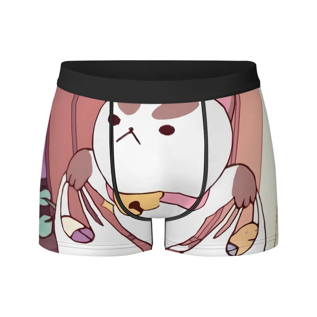 

Bee and Puppycat Cat Boxer Men's Panties Underpants Male Breathable Man Boxershorts Underwear For Men