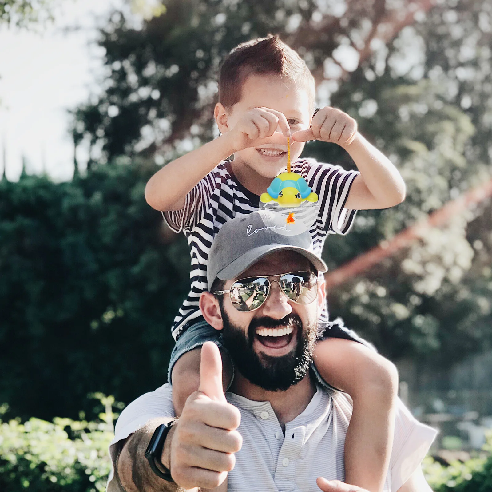 

4Pcs Mini Fish Tanks Closed Plastic Fish Bottles Turtle Mushroom Lid Hanging Aquarium Small Office Desk Decoration