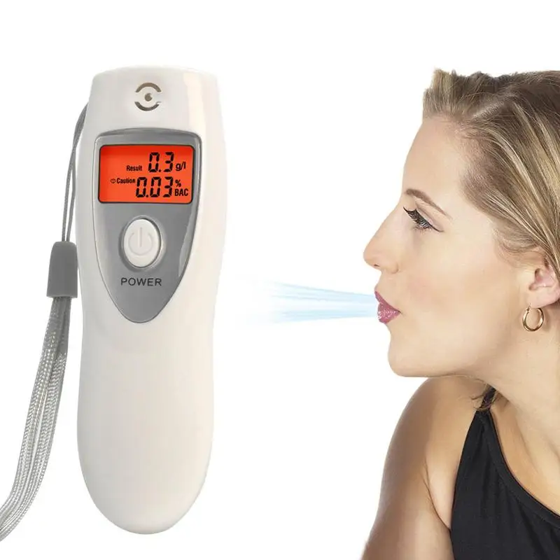 

Tester Breathalyzer Breathalyzer Tester With Backlit Lcd Display 0.00-0.19 Bac With Battery-Powered Tester Backlit Lcd Display