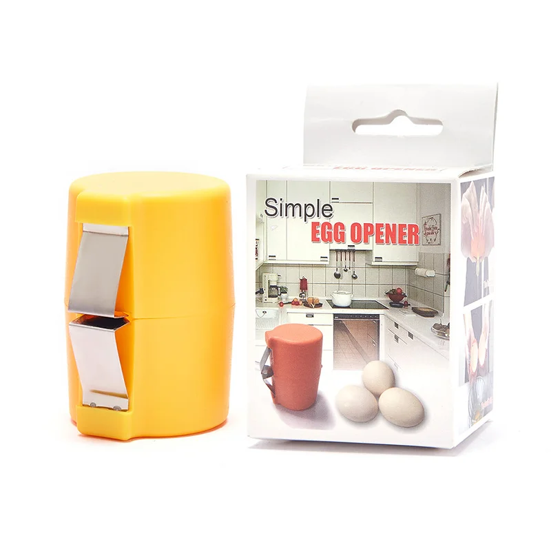 

Portable Handheld Egg Shell Opener Plastic Breakfast Gadget Eggs Separator for Home Kitchen Accessory