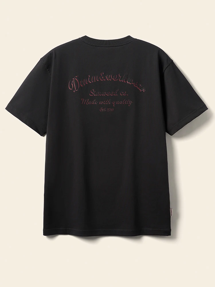 

SIMWOOD, новые летние футболки большого размера, тяжелый вес, 300 г/м2, 100% хлопчатобумажная ткань, мужские топы больших размеров с буквенным принтом