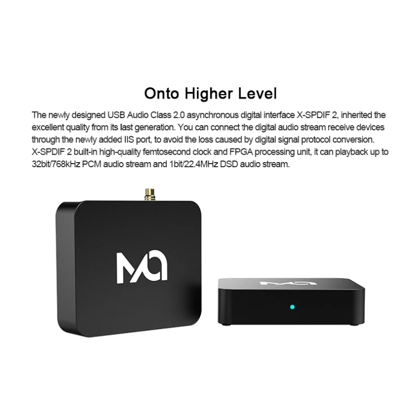 MATRIX X-SPDIF 2 32 бит/768 кГц DSD512 Hi-Fi аудио USB-интерфейс