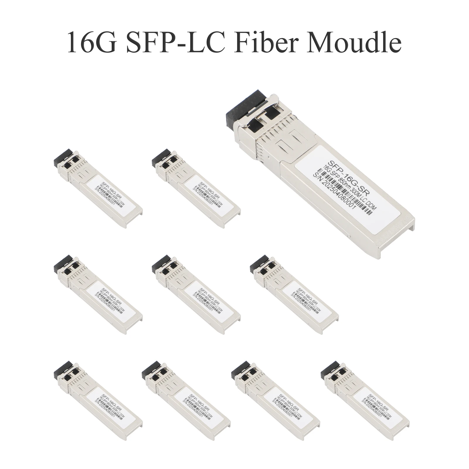 

10PCS 16G SFP Optical Module 850nm/1310nm LC Single Mode/Multimode Dual Fiber for Cisco Mikrotik Ethernet Switch