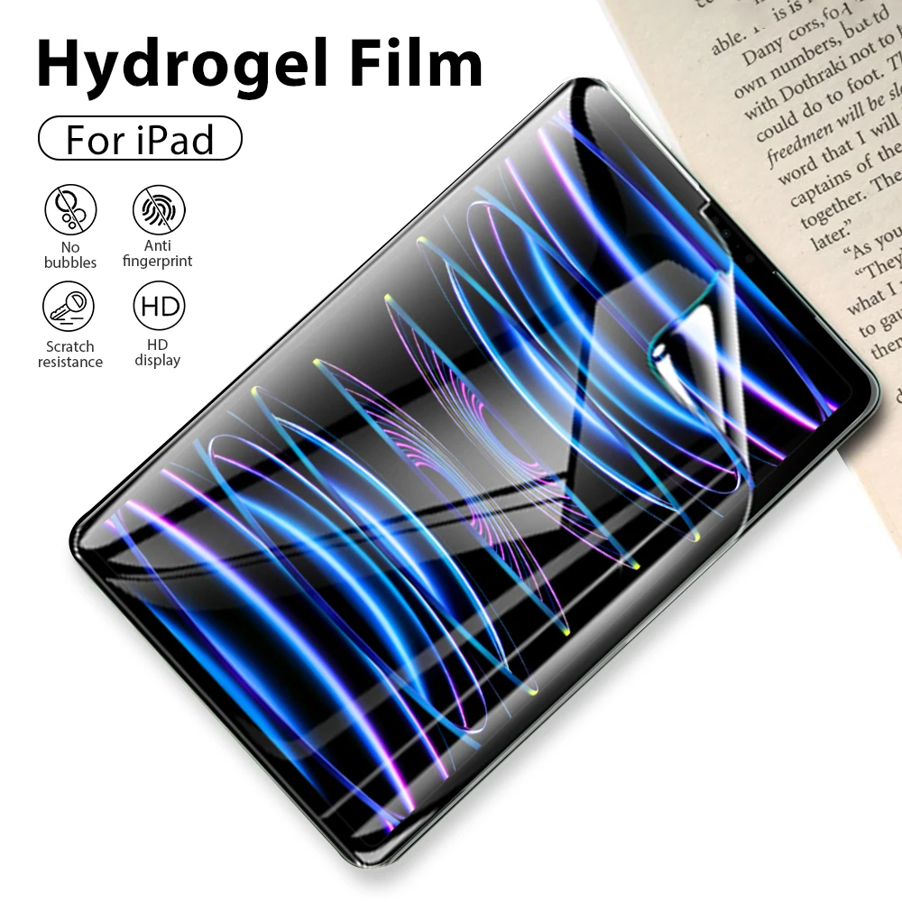 

Hydrogel Film For Ipad Pro 11 12.9 12 9 Air 4 5 2022 Screen Protector For Ipad 10th 10.9 9th 8th 7th Generation 10.2 Mini 6 2021