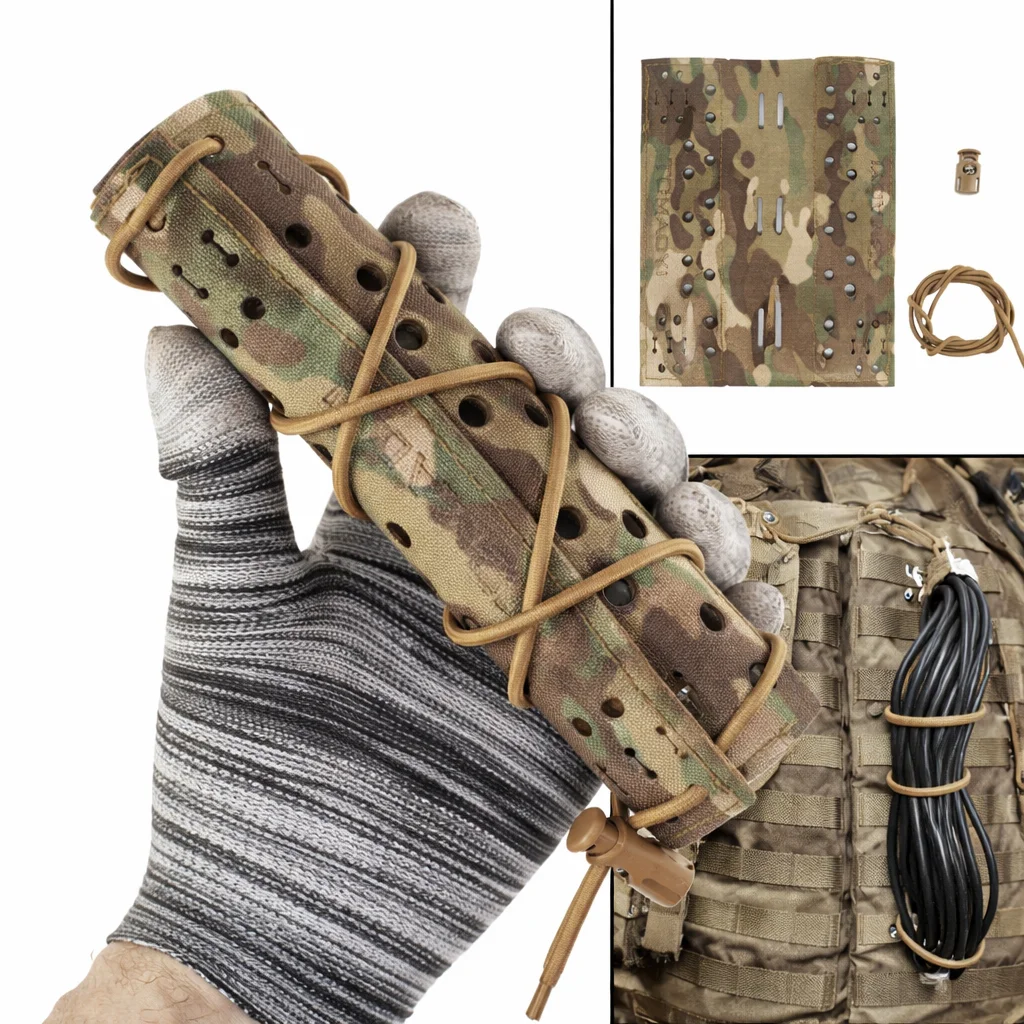 

Tactical 18CM Protective Cover Scratch-Resistant Camouflage Airsoft Suppressor Cover for Outdoor CS Hunting Shooting