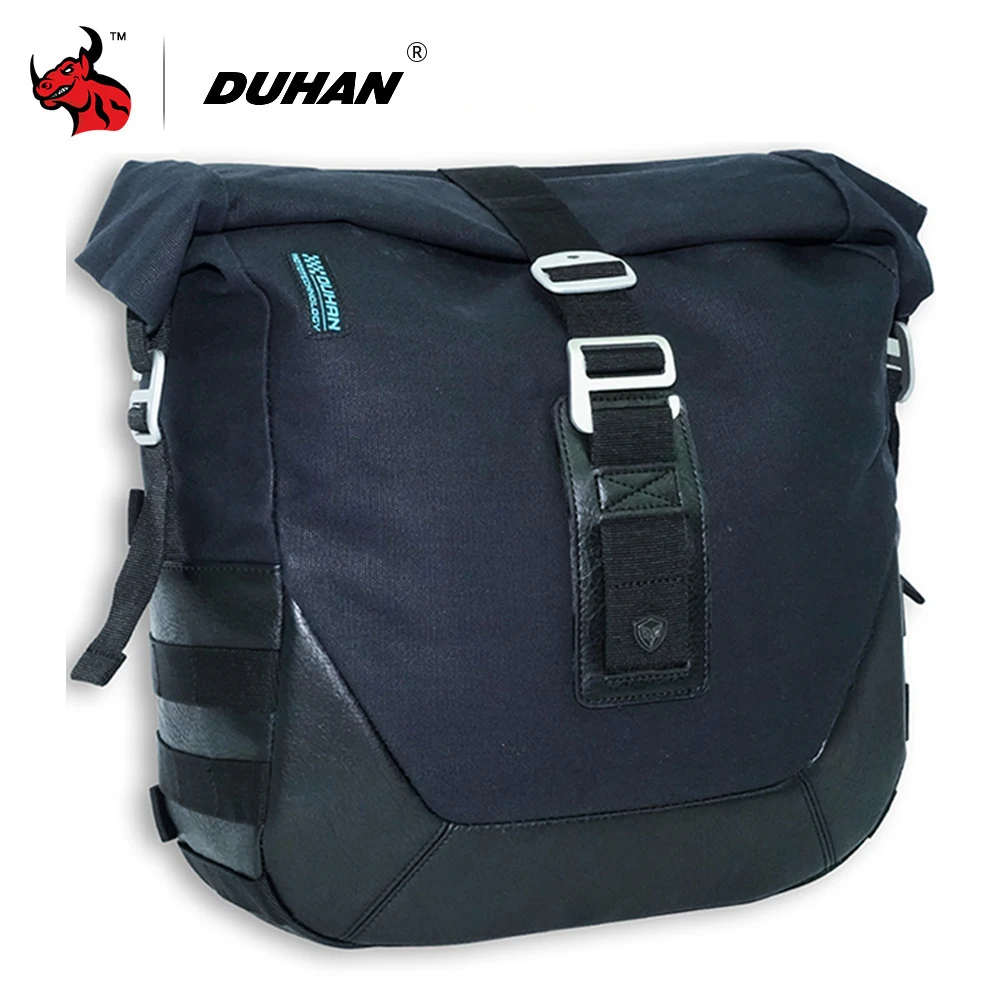 DUHAN High Capacity Motorcycle Saddle Bag Wear-resistant Motorcycle Retro Bag Motorcycle Riding Equipment Motorcycle Side Bag