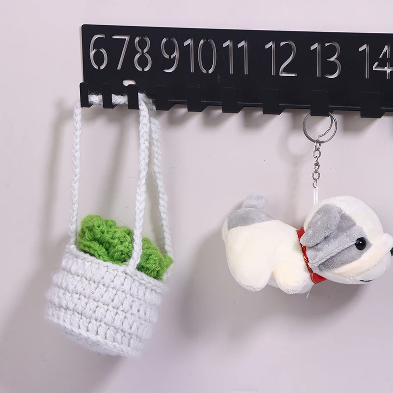 Porta chiavi a parete Organizzatore per viti a parete in metallo resistente e durevole con slot numerati