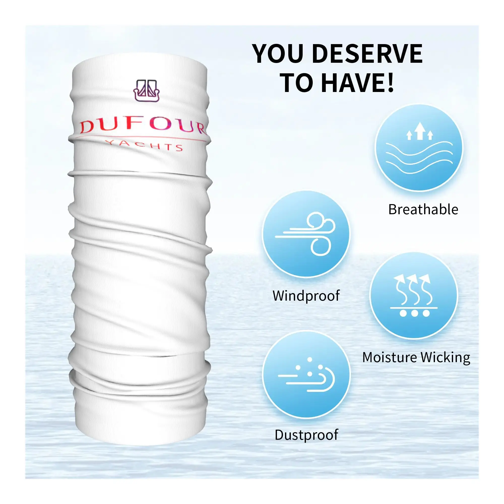 Dufour 요트 반다나 넥 커버 프린트 랩 스카프 따뜻한 모자를 쓰고 있죠 러닝 유니섹스 성인 워셔블