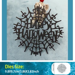 Happy Halloween Lettering Metal Die for Scrapbooking Greeting Card Embossing Craft Cutting Dies 2024 Nowości