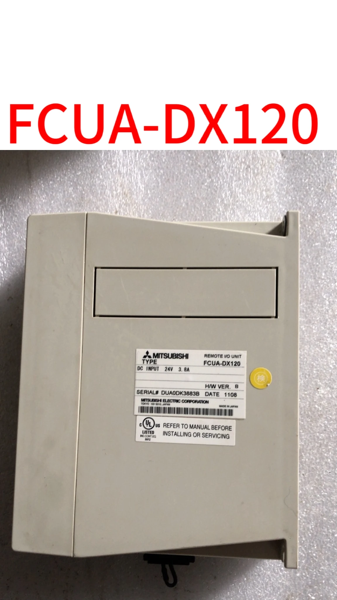 

Second-hand FCUA-DX120 test ok