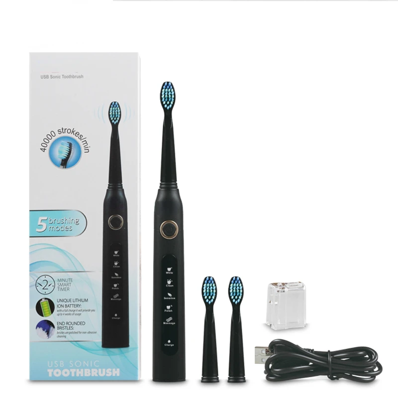 SG-507 Sonic Electric Toothbrush Adults Whitening Gum Massage 5 Modes Rechargeable Brush