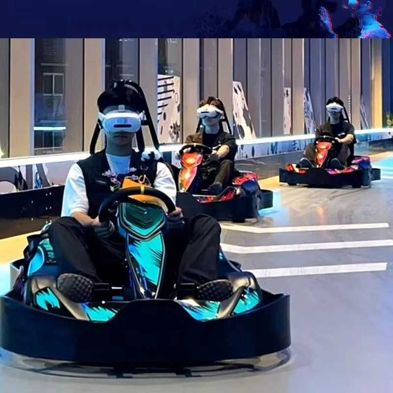 VR Hot Sale Original Metal Go Karting Adults Kids Indoor Amusement Park Racing Battery Powered Electric Go Kart
