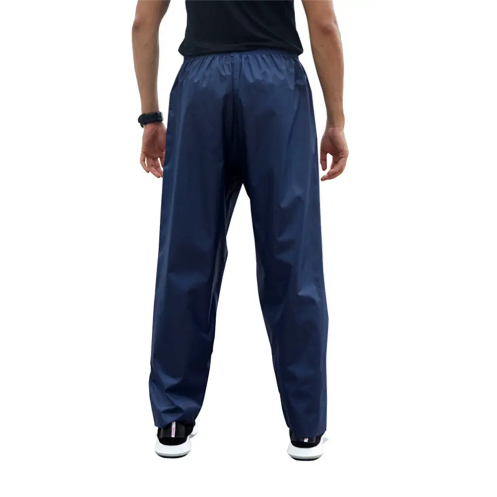 

Dark Blue Xxl Double Layer Rain Pants Waterproof Breathable Outdoor Cycling Motorcycle Riding Fishing Hiking Camping Boating