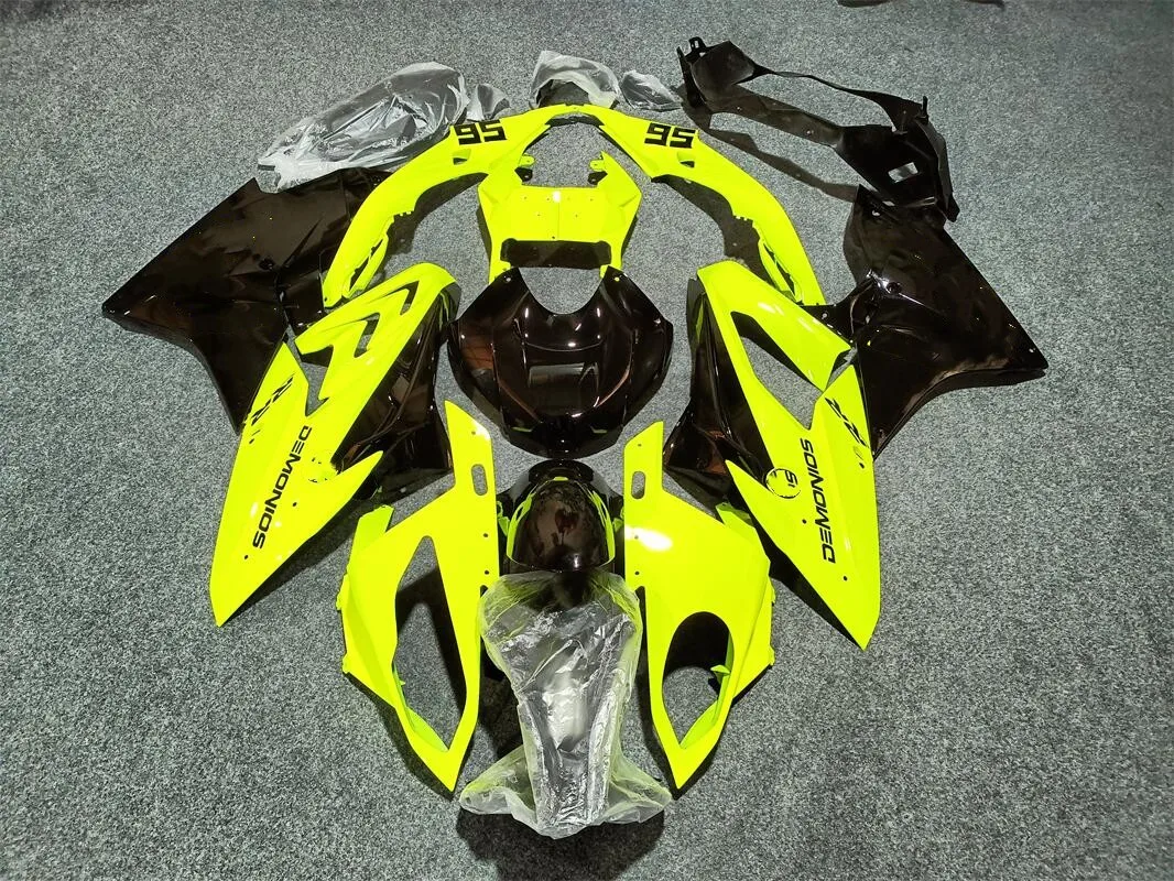 

Комплект обтекателей мотоцикла для S1000rr 2017 2018, комплект кузовных работ, высокое качество, инъекционный АБС-пластик, неоновый флуоресцентный черный цвет