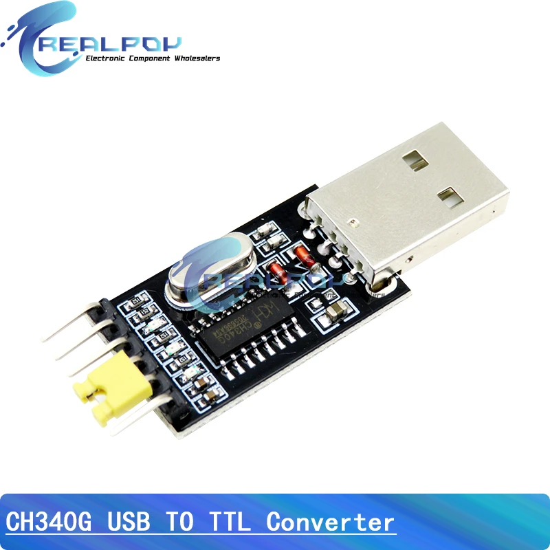 CH340 USB to TTL CH340G converter UART module upgrade download a small wire brush plate STC microcontroller board USB to serial