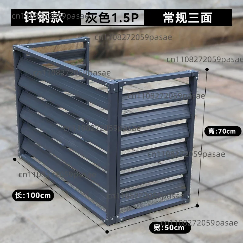 Durable Aluminum Alloy AC Outdoor Unit Cover Rain Protector for Climate Control Systems