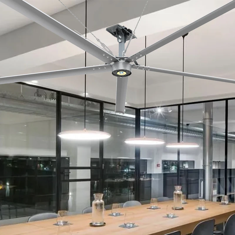 Ventilateur électrique industriel de 10 pieds BLDC flux d'air HVLS grand ventilateur industriel