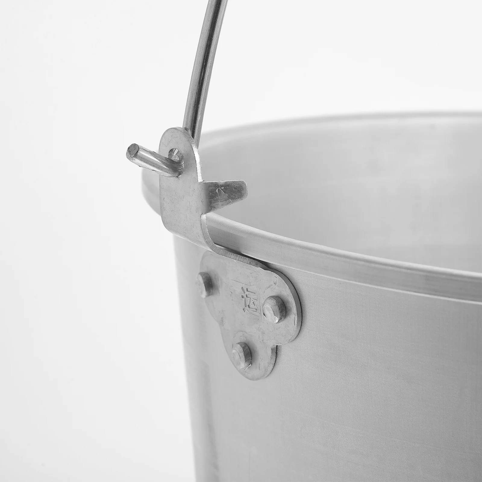 

Metal Water Bucket Thickened Large Capacity Sturdy Milk Storage Bucket Portable Multipurpose Ice Cube Container Household