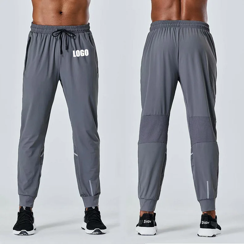 

Customized LOGO men's running, outdoor fitness, quick drying pants, casual loose and breathable leggings