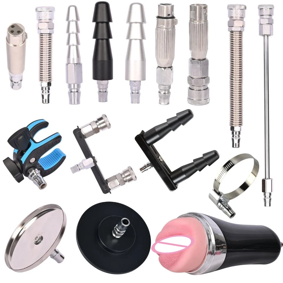 Rough Beast Sex Machine Multi Attachments Optional Sex Toys Suction Cup Vac-u-lock Bendable Spring Connector Extension for Women