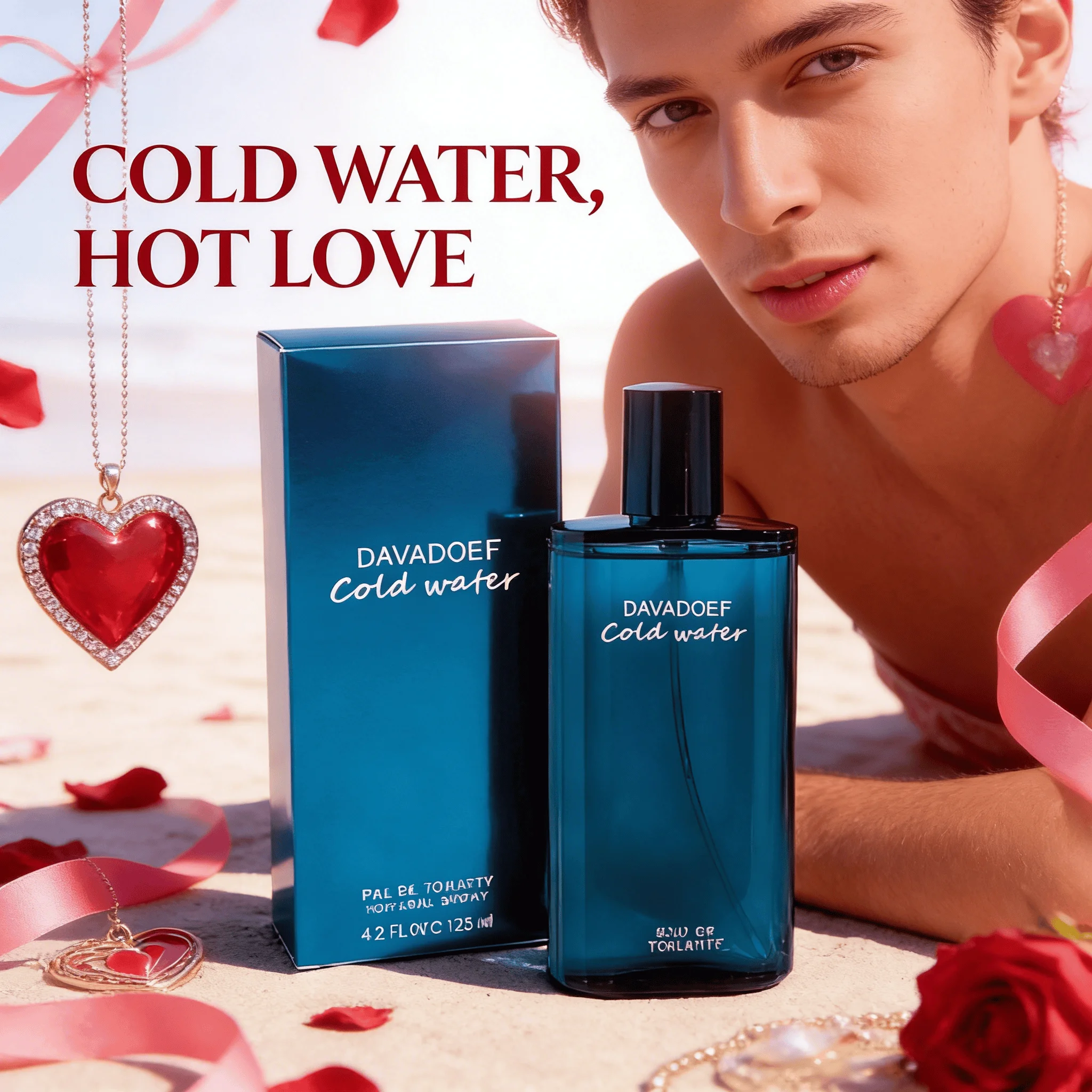 Davidoff Cool Water Men's Eau de Toilette – Refreshing Masculine Scent, Ideal Boyfriend Gift