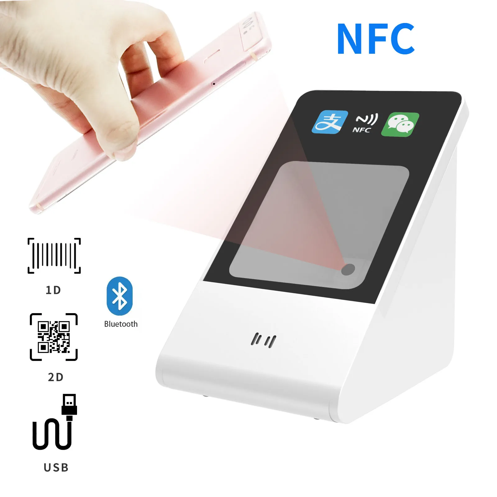 QR Code NFC Scanners for Mobile and Desktop Devices iOS Android Compatible