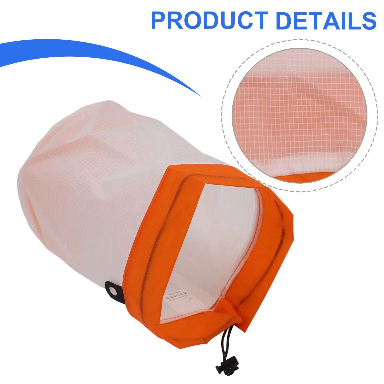 Outdoor For Travel Storage Bag Made from 15D Waterproof Nylon with Drawstring Closure and Breathable Mesh Design