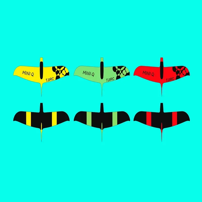 Tjirc-おもちゃの飛行機ギフト,800mm,ミニqキット,ラジオコントロール,コンポジットグライダー,新品