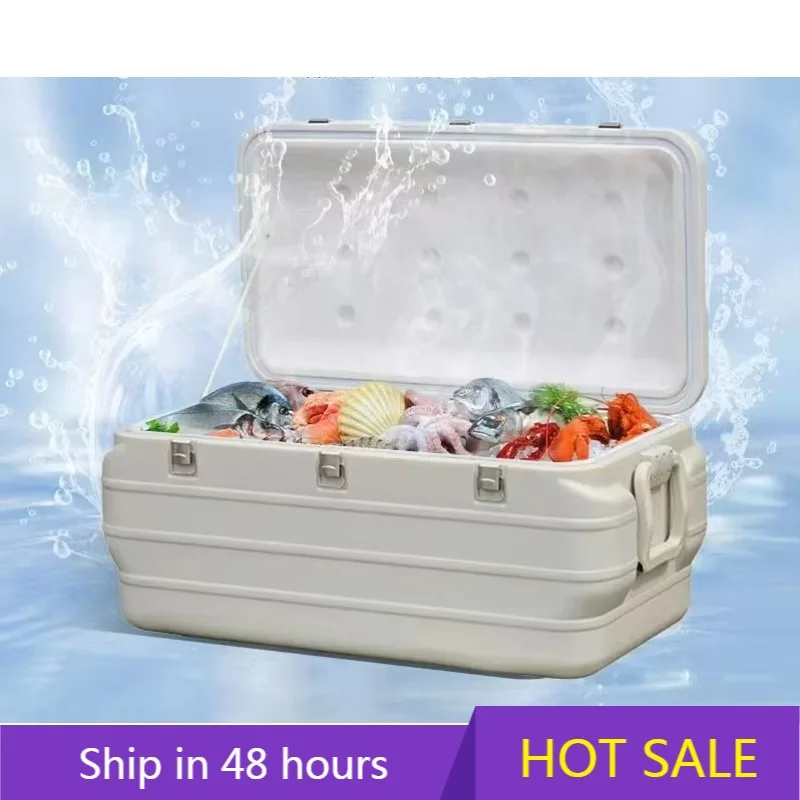 

POWER LEAPOutdoor Camping Fishing Portable Car Refrigerator Large 170L Cooler Wheels and Handles Medical Transport Ice Cooler Bo