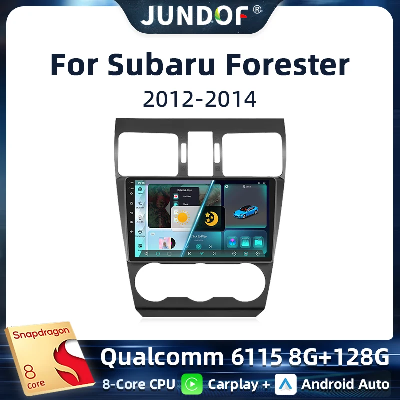 

4G DSP Carplay Android 13 Car radio For Subaru Forester MK4 Impreza XV Crosstrek 2012-2014 multimedia player GPS Stereo headunit