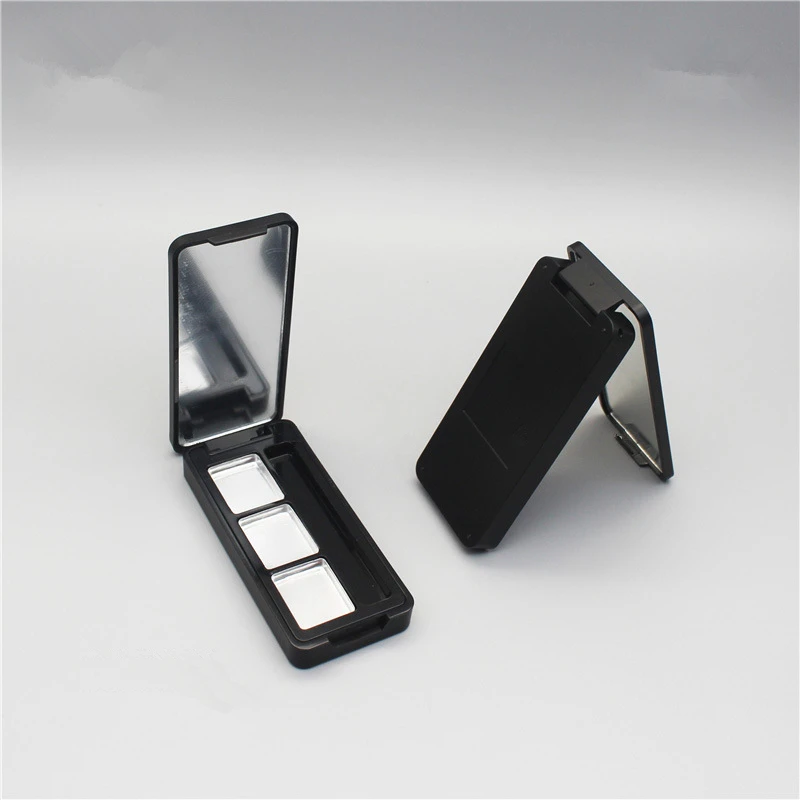 100pcs Black Mirror Eyeshadow Box Empty Box Empty Eyeshadow Powder Blush Container