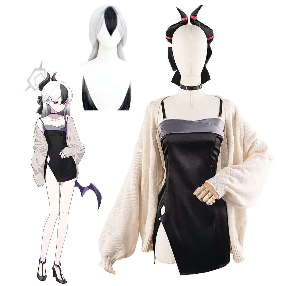 Onikata Kayoko Cosplay Game Blue Archive Costume Wig Halloween Party Suit Anime Carnival Role Play Outfit